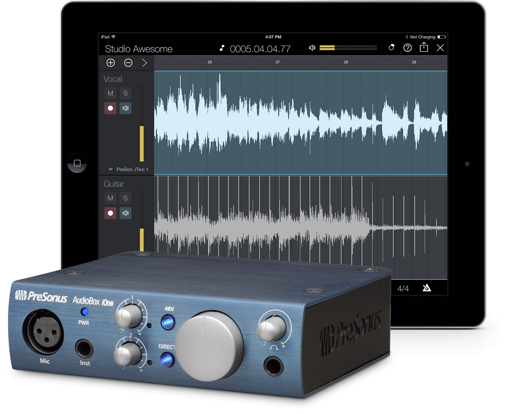 PreSonus Audiobox iOne 2x2 USB iPad Interface