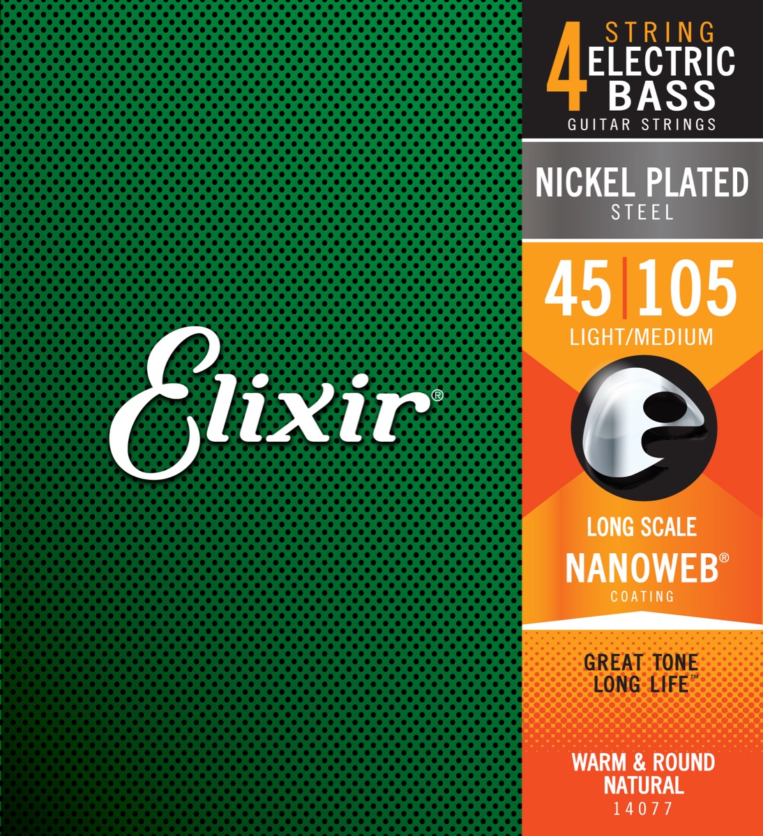 Elixir Bass Nanoweb Medium 45 - 105