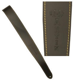 Martin Leather Slim Guitar Strap - Brown