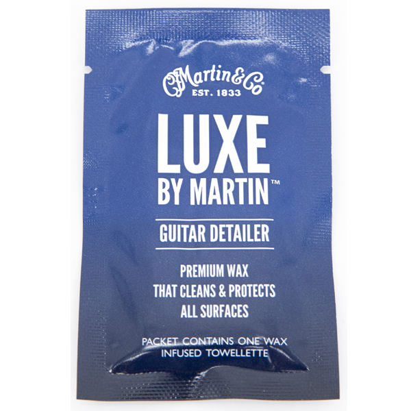 Martin Luxe Zymol Guitar Detailer Towelettes