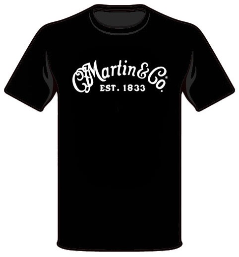 Martin CFM Logo T Shirt Solid Black In Medium