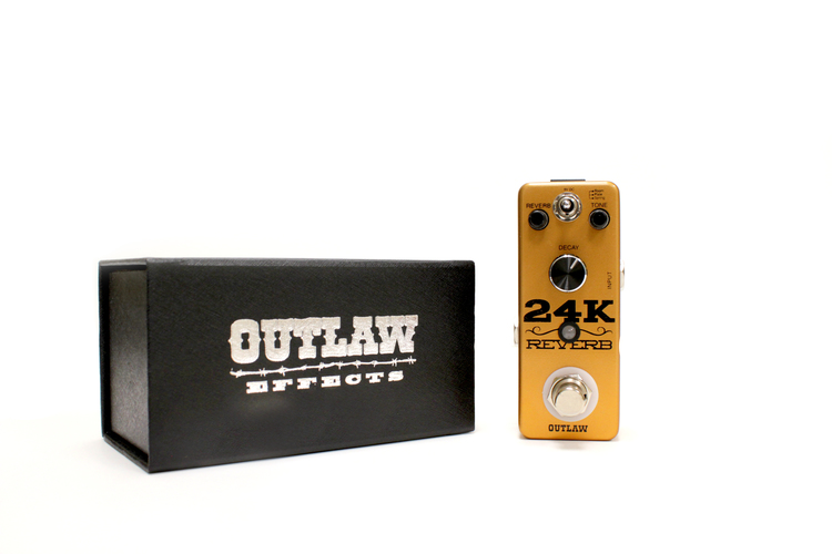 Outlaw Outlaw 24K 3 Mode Reverb Pedal - Effects