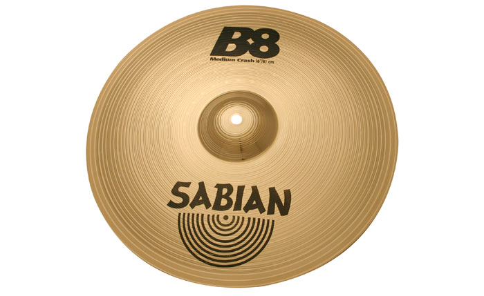 Sabian Sabian 16" B8 Medium Crash - Cymbals