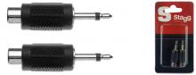 Stagg Female RCA to Male  1/8 Adapter
