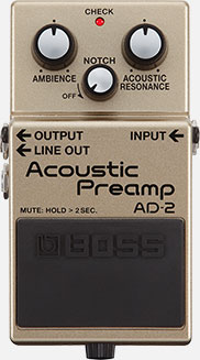 BOSS AD-2 Acoustic Preamp Pedal