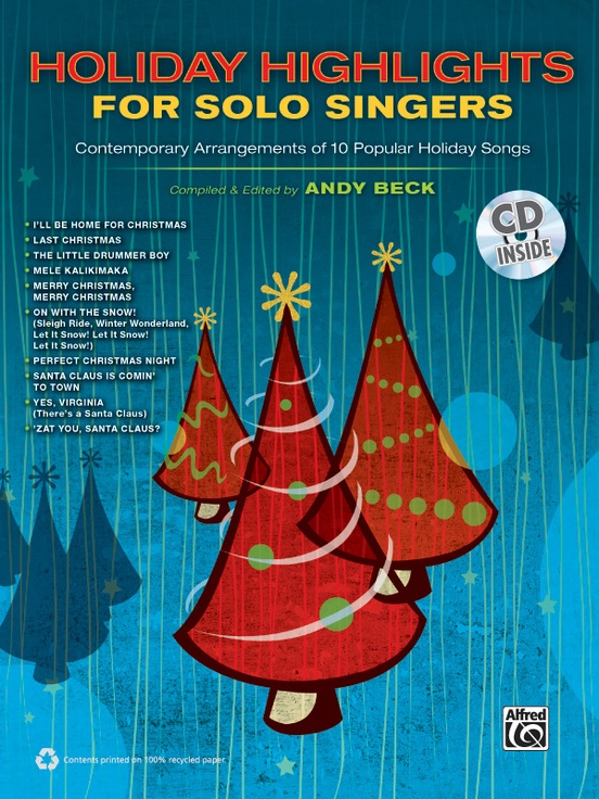 Books Holiday Highlights For Solo Singers - Books