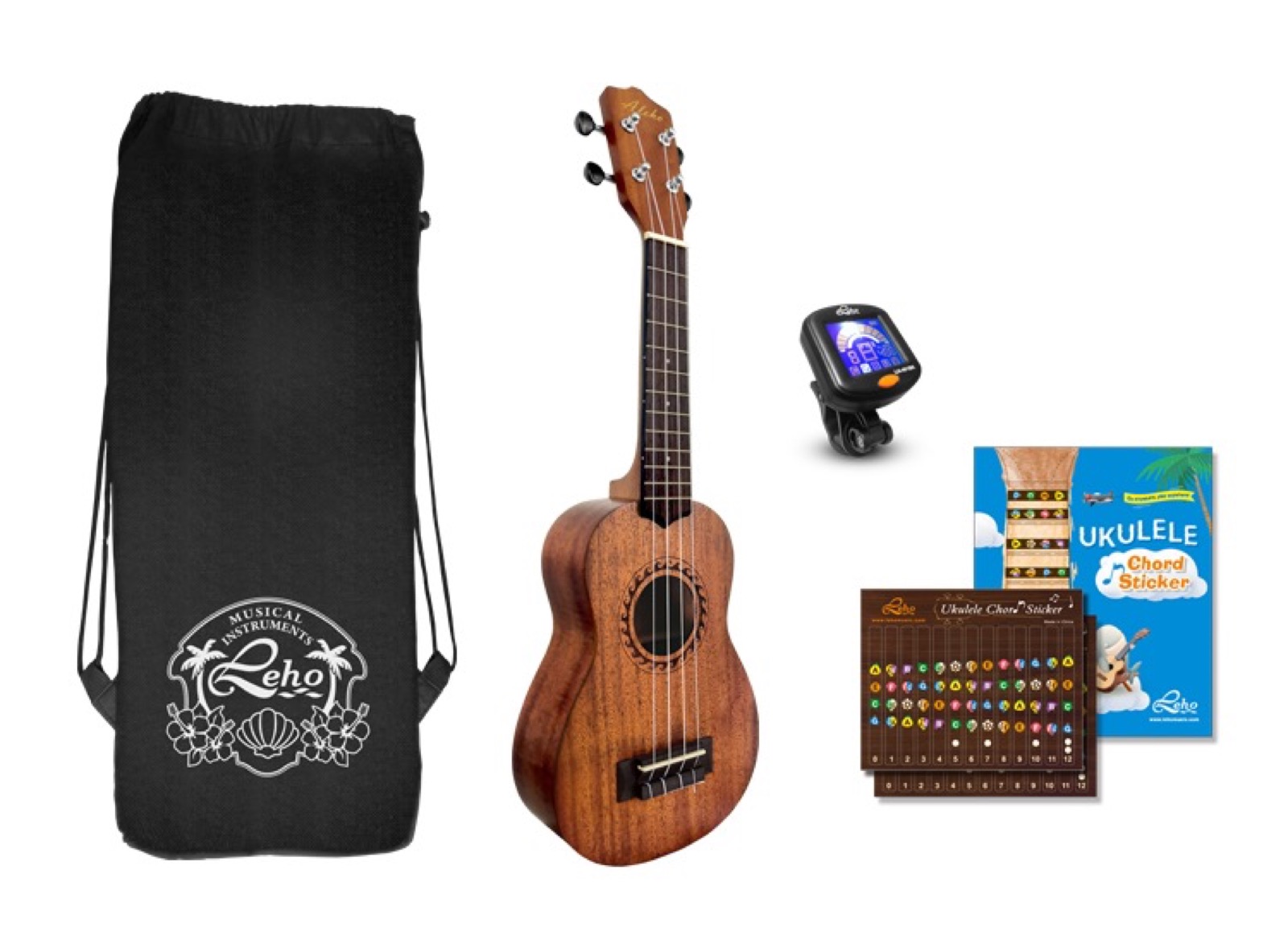 Misc Aleho Ukulele Starter Kit - Soprano - Ukuleles