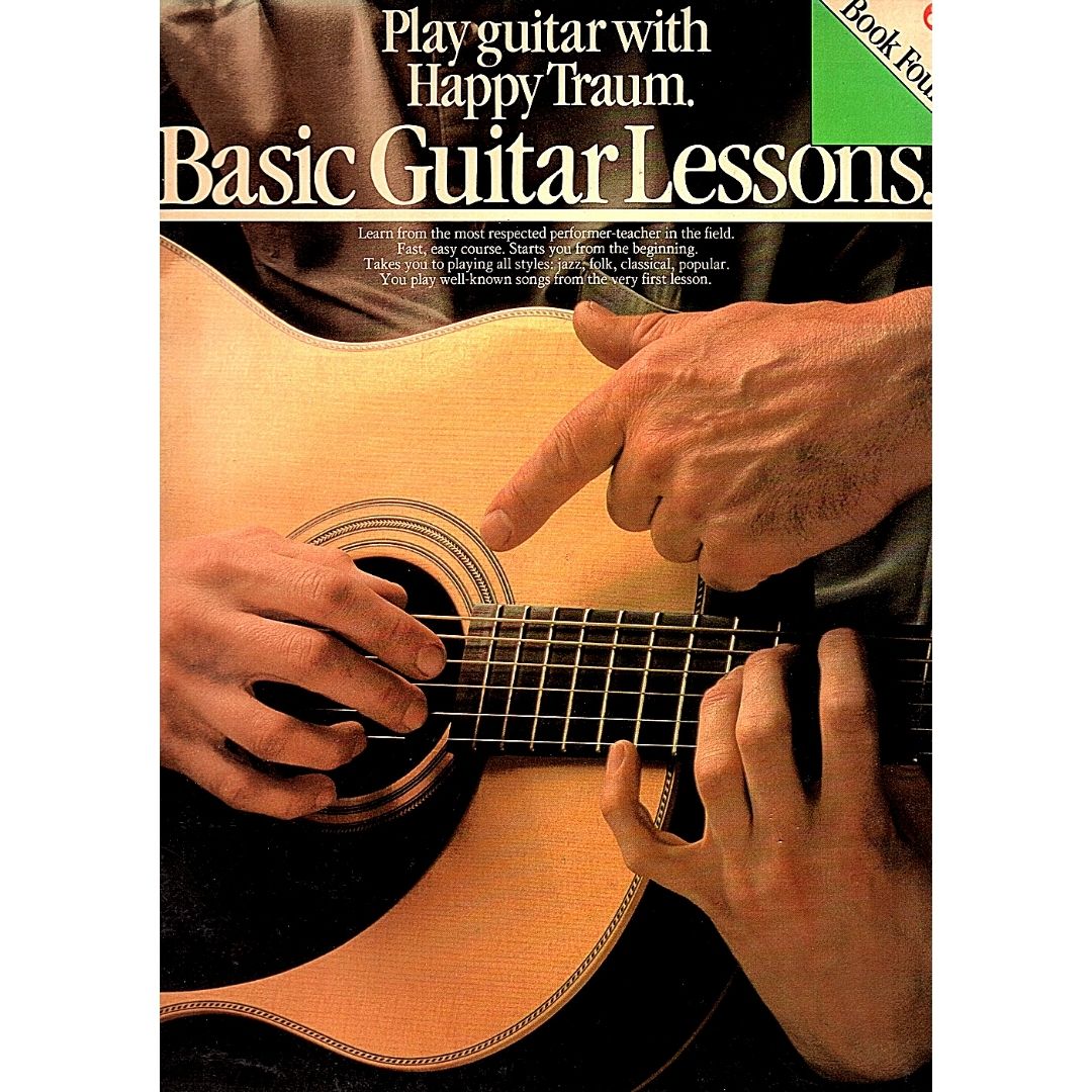 Books Basic Guitar Lessons Book 4 Happy Traum - Books