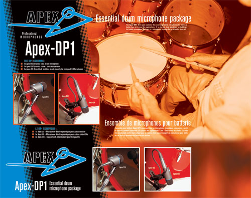 Apex Apex Drum Pack Mics - Recording