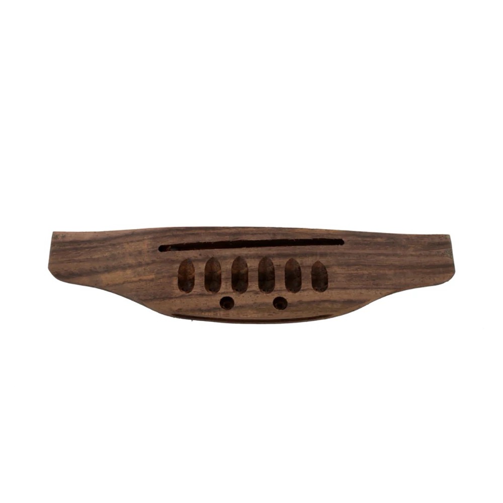 Allparts Rosewood Acoustic Top Loading Bridge  …