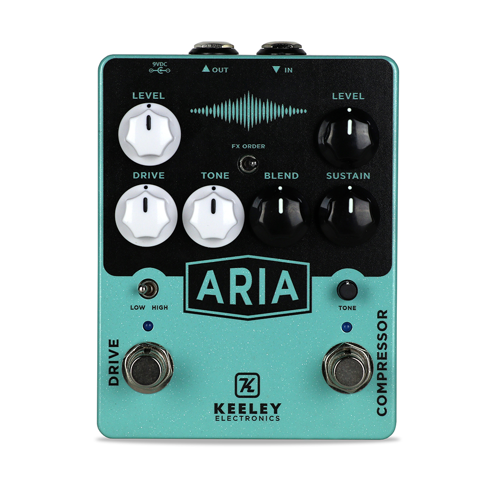 Keeley Aria Compressor and Overdrive Pedal