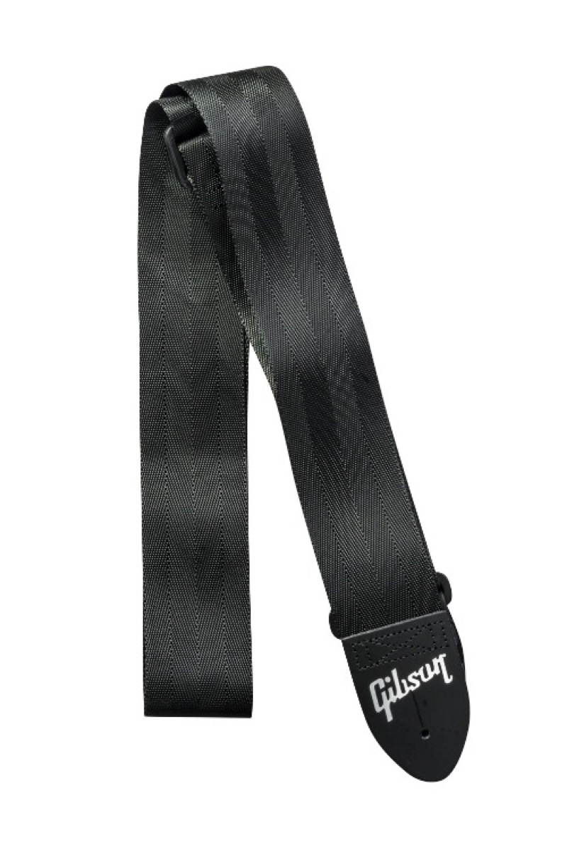 Gibson Gibson The Seatbelt Guitar Strap - Black - Guitars