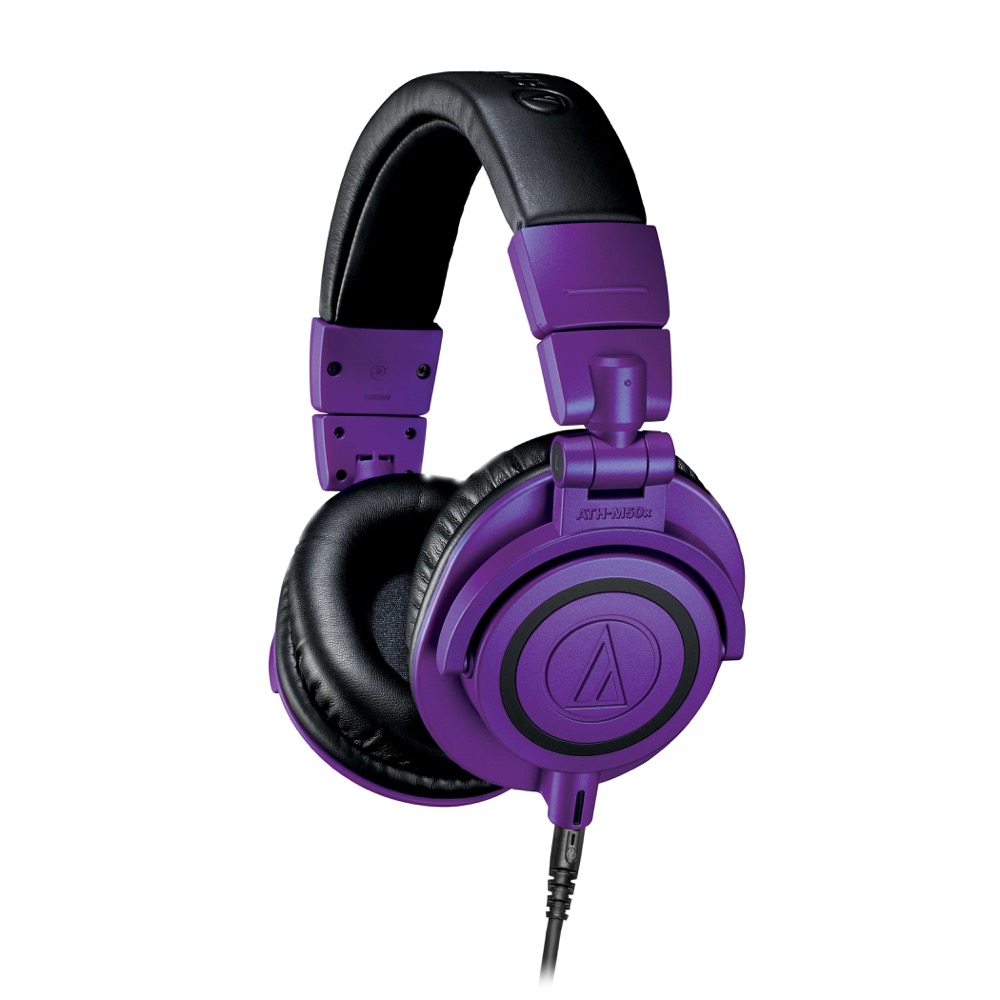 Audio-Technica Audio Technica ATH-M50x Limited Purple Professional Monitor Headphone Closed - Recording