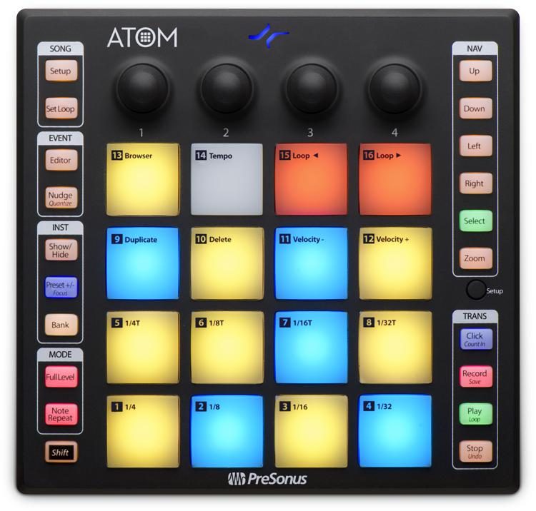 PreSonus ATOM Music Production USB Pad Controller