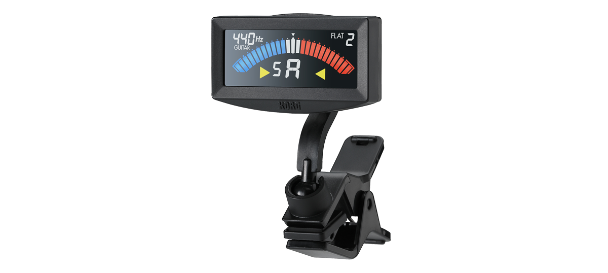 Korg AW4G PitchCrow Clip On Tuner In Black