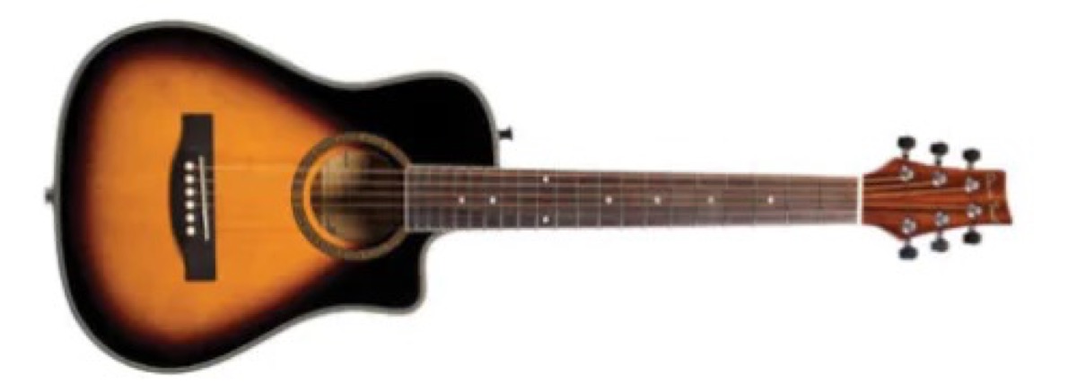 Beaver Creek Travel Acoustic Guitar Vintage Sunburst Canadian Online Music Store in Oakville Ontario Personal Service You Can Trust