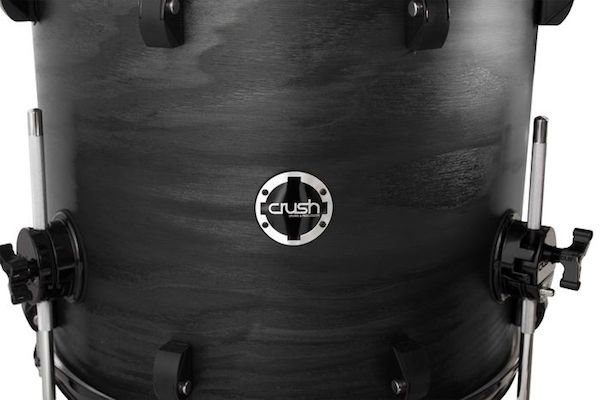 Misc Crush Drums Chameleon Ash 5 Pc Shell Pack 22/10/12/16/14S In Trans Satin Black - Drums