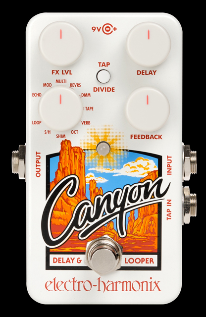 Electro Harmonix Canyon Delay And Looper Pedal