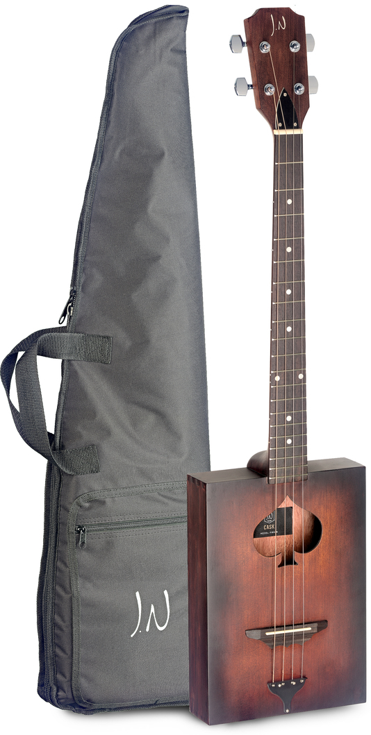 Misc JN Guitars Cask-Firkin 4 String Cigar Box Guitar With Bag - Guitars