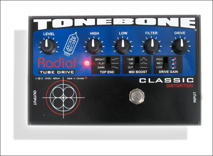 Radial Radial Tonebone Classic Tube Distortion Pedal - Effects