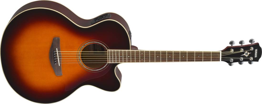 Yamaha Yamaha CPX600 Acoustic Electric In Old Violin Sunburst - Guitars
