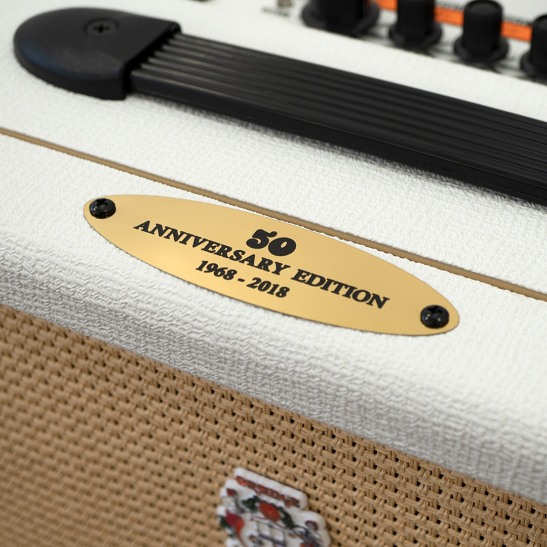 Orange Crush 20 LTD Solid State 20 Watt Combo In Limited White