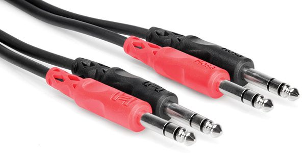Hosa CSS-203 Stereo Interconnect Dual 1/4  …