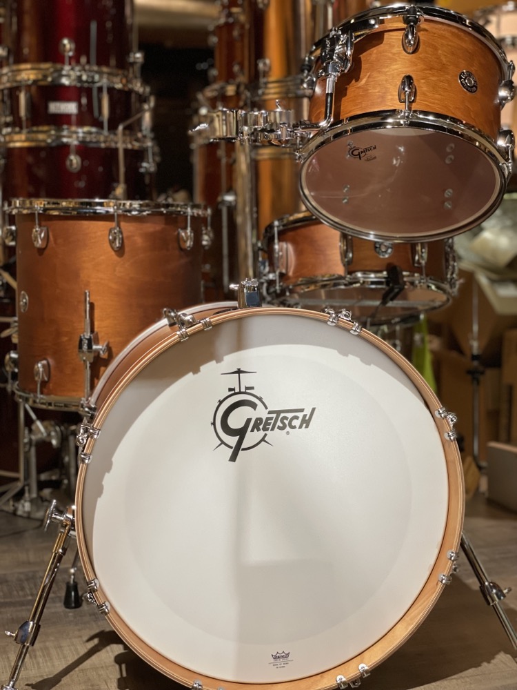 Gretsch Drums Gretsch Drums Catalina Club 4 Piece Drum Shell Pack, Satin Walnut Glaze - Drums
