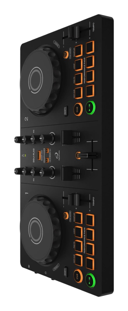 Pioneer DJ AlphaTheta DDJ-FLX2 2 Deck DJ Controller, Black - Pioneer DJ - Live Sound, DJ
