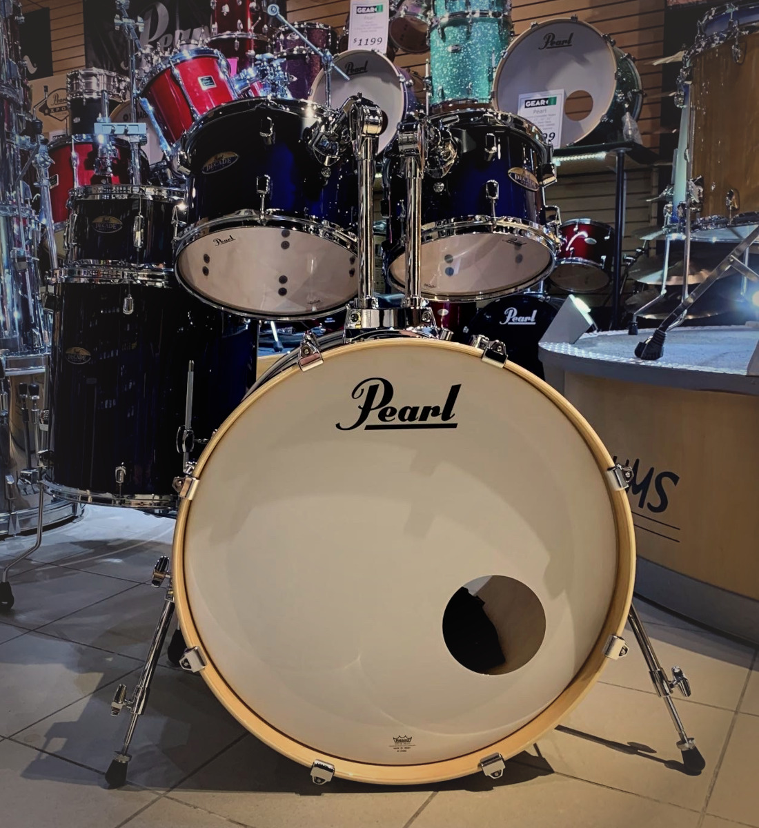 Pearl Decade Maple Five Piece Shell Pack Kit  …