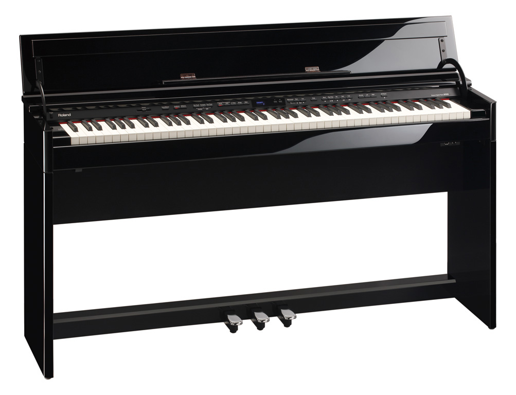 Roland Roland DP90S Digital Piano Glossy Polished Ebony w/Bench - Keyboards