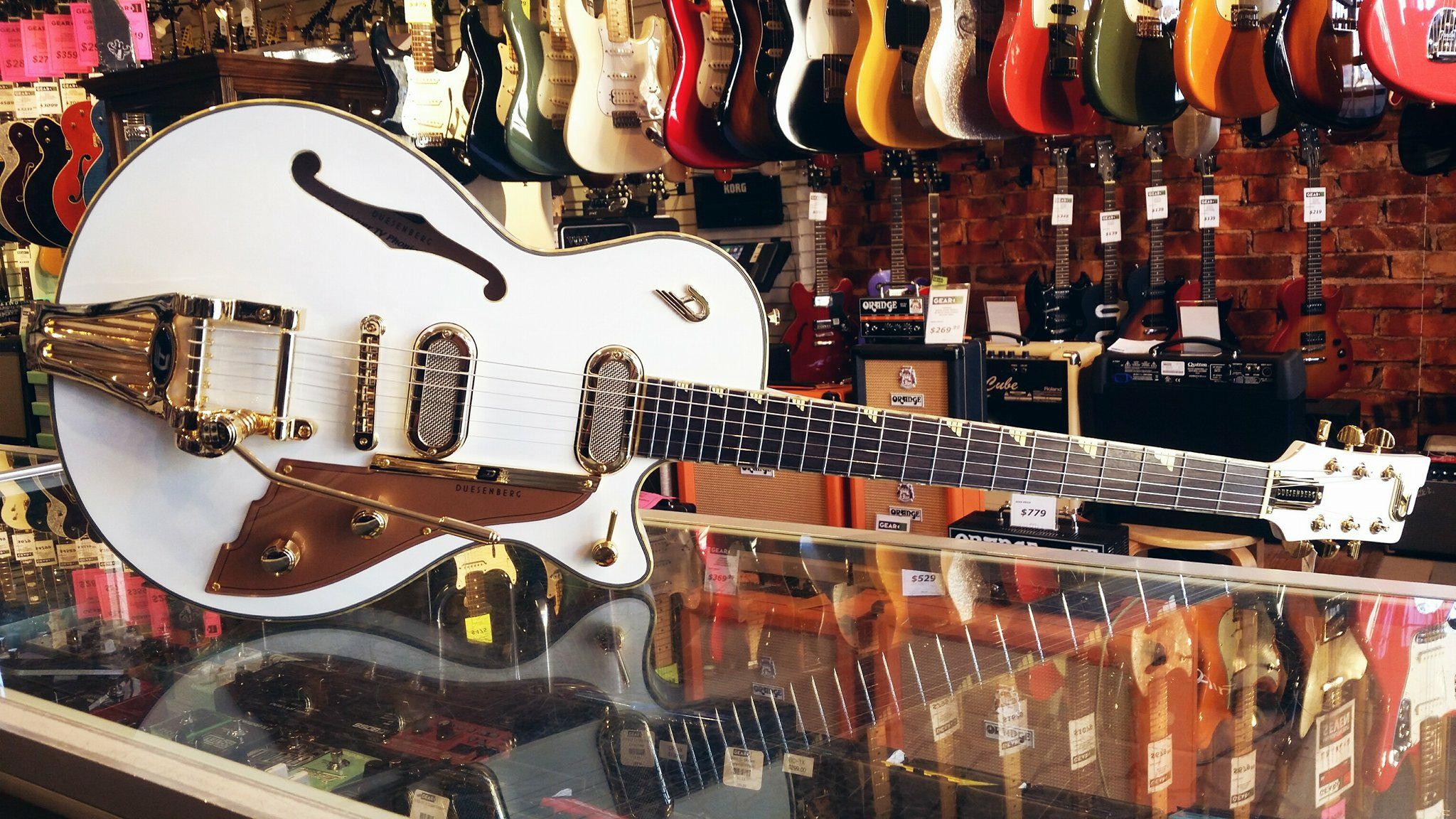 Duesenberg Duesenberg Starplayer TV Phonic In Venetian White With Case - Guitars