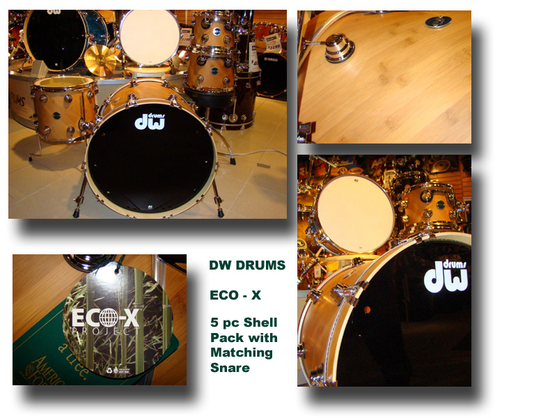 DW Drums Eco X Kit Bamboo 10