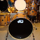 DW DW Drums Eco X Kit Bamboo 10", 12", 14" FT, 22 w/Matching Snare - Drums