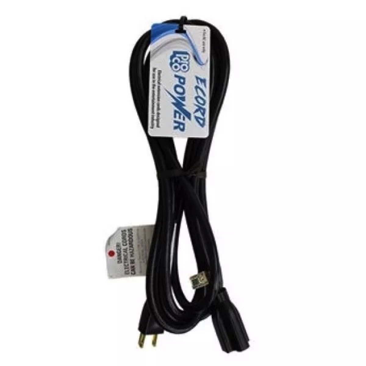 Rapco ProCo E183-IEC 8 Foot 16 Gauge AC Cord In Black - Cables
