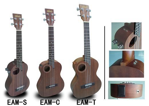 Eleuke Ukulele Soprano Mahogany with Pickup  …