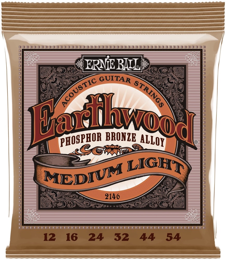 Ernie Ball Earthwood Phosphor Bronze Medium  …