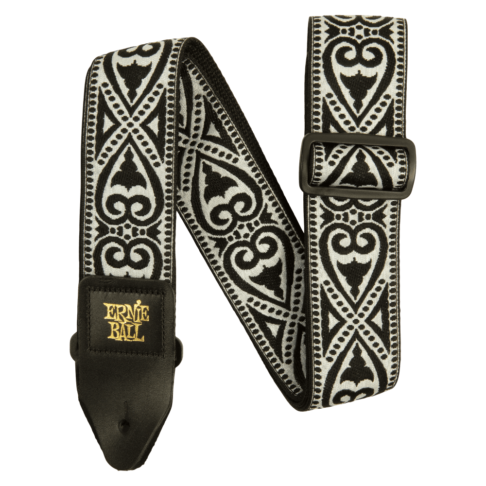 Ernie Ball Ernie Ball Black Heart Jacquard Strap - Guitars