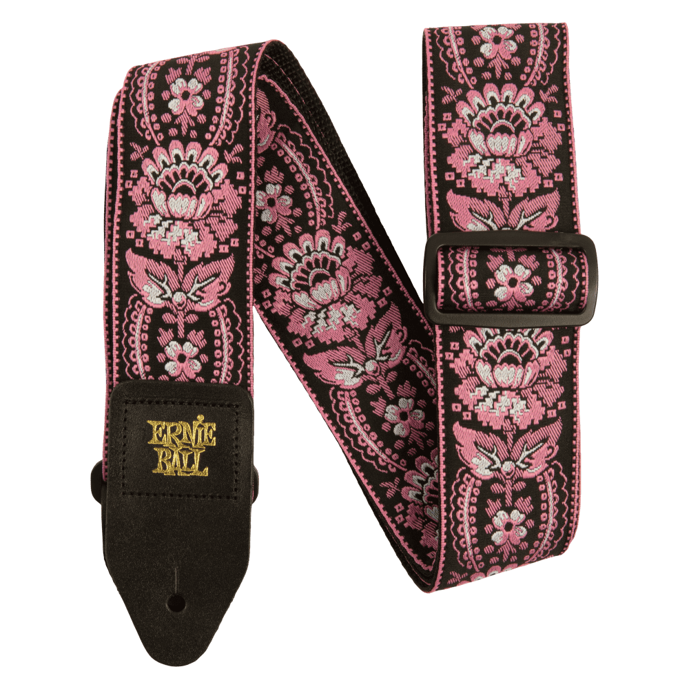 Ernie Ball Ernie Ball Pink Orleans Jacquard Strap - Guitars