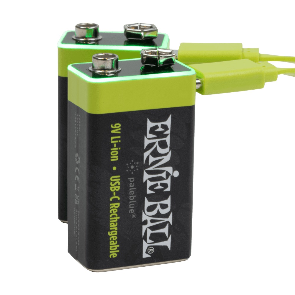 Ernie Ball USB-C Rechargeable 9v Battery  &hellip;
