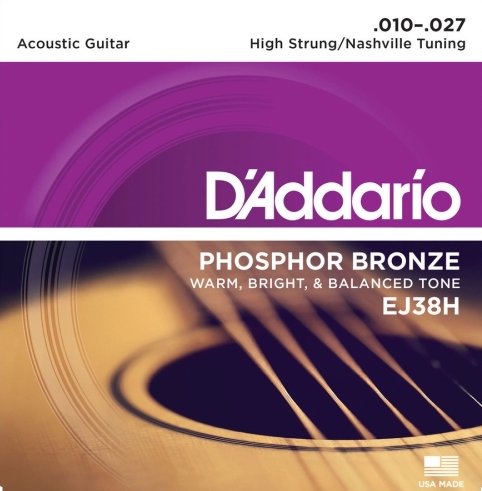 D'Addario EJ38H Phosphor Bronze High  …