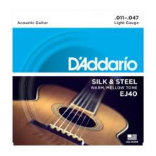D'Addario EJ40 11-47 Silk & Steel
