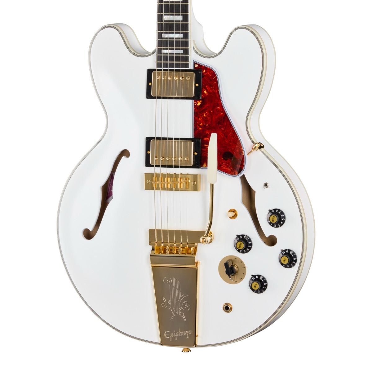 Epiphone Epiphone Alex Lifeson 1976 ES-355 Reissue, Hardshell Case - Alpine White