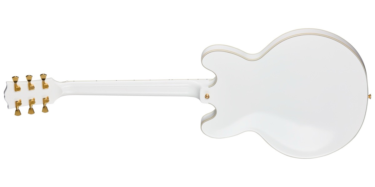 Epiphone Epiphone Alex Lifeson 1976 ES-355 Reissue, Hardshell Case - Alpine White