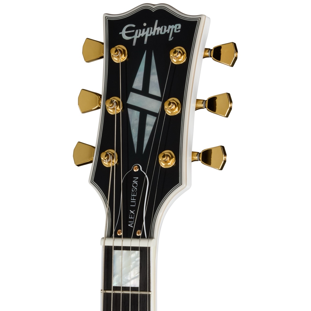 Epiphone Epiphone Alex Lifeson 1976 ES-355 Reissue, Hardshell Case - Alpine White