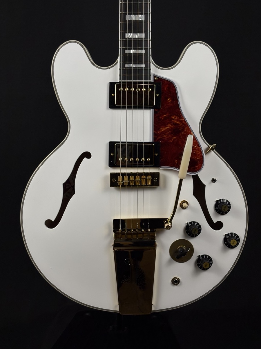 Epiphone Epiphone Alex Lifeson 1976 ES-355 Reissue, Hardshell Case - Alpine White