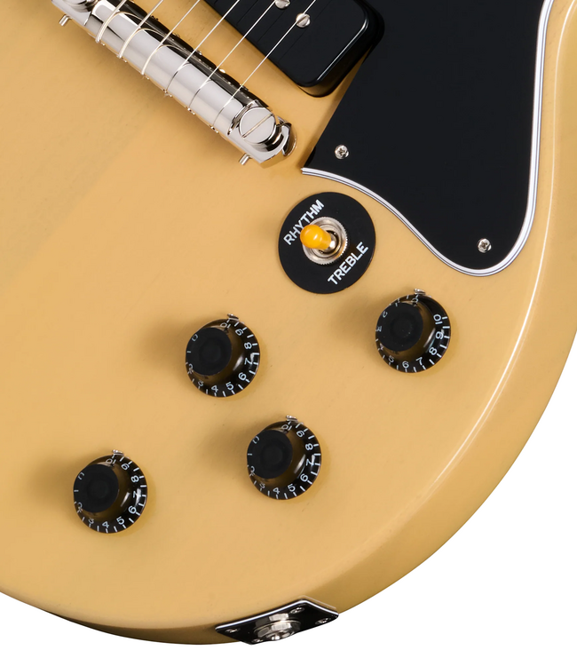Epiphone Epiphone1960 Les Paul Special Double Cut, Hardshell Case, TV Yellow - Guitars
