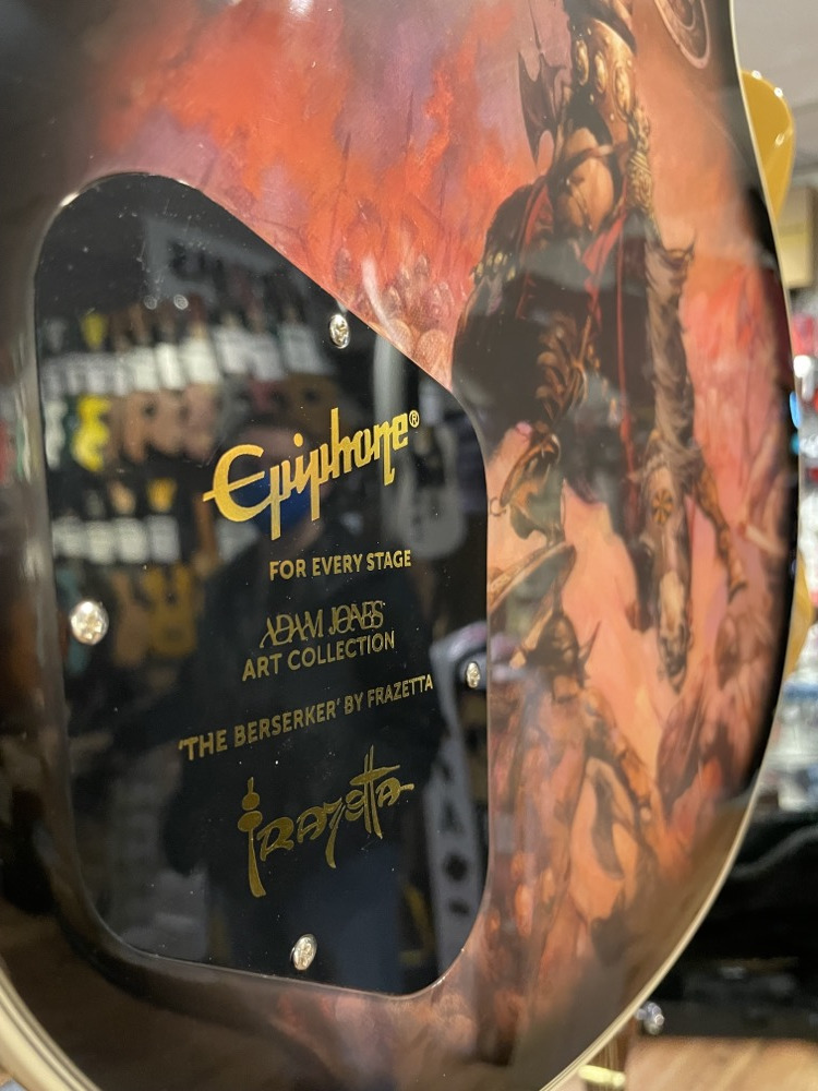 Epiphone Epiphone Adam Jones Frazetta The Berserker Les Paul In Antique Silverburst - Guitars