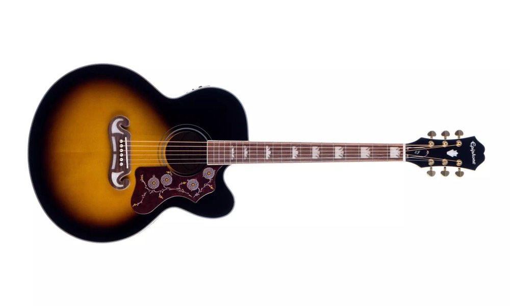 Epiphone J-200EC Studio Cutaway Electric  …