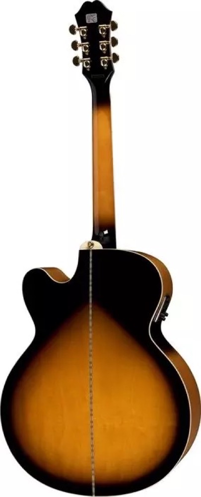 Epiphone Epiphone J-200EC Studio Cutaway Electric Acoustic in Vintage Sunburst - Guitars